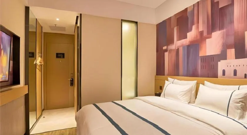 Bed in City Comfort Inn Liuzhou Wuling Liutai Road
