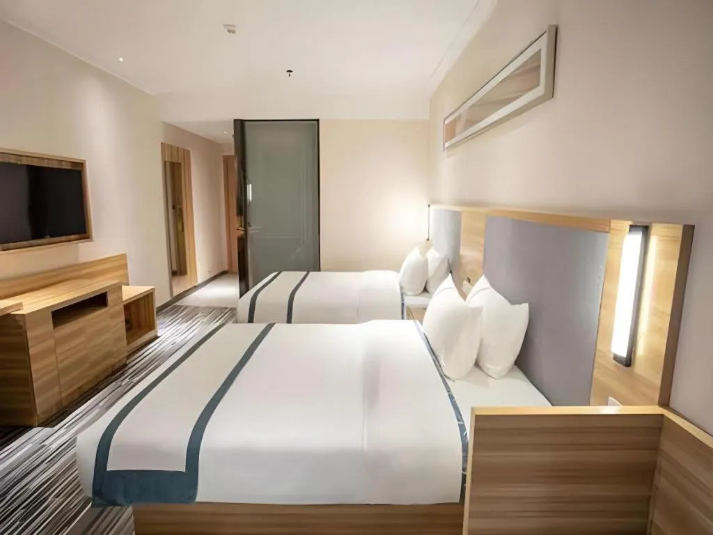 Bed in City Comfort Inn Changsha Yuelu Mountain Hunan University Central South University