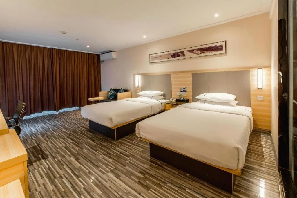 Bed in City Comfort Inn Hechi Yizhou Bus Terminal