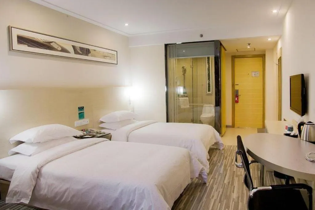 Bed in City Comfort Inn Nanning Wuming Xiangshan Avenue