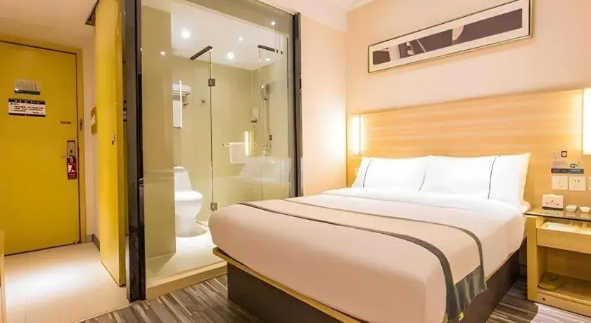 Bed in City Comfort Inn Nanning Wuming Xiangshan Avenue Bed in City Comfort Inn Nanning Wuming Xiangshan Avenue