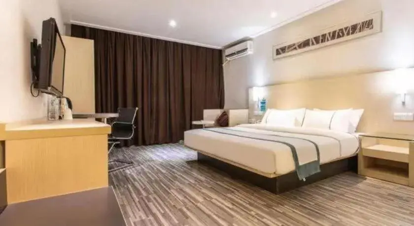 Bed in City Comfort Inn Nanning Wuming Xiangshan Avenue Bed in City Comfort Inn Nanning Wuming Xiangshan Avenue