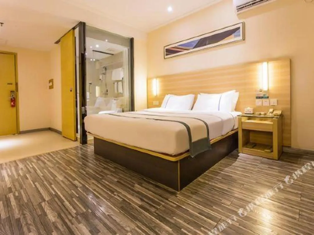 Bed in City Comfort Inn Nanning Wuming Xiangshan Avenue