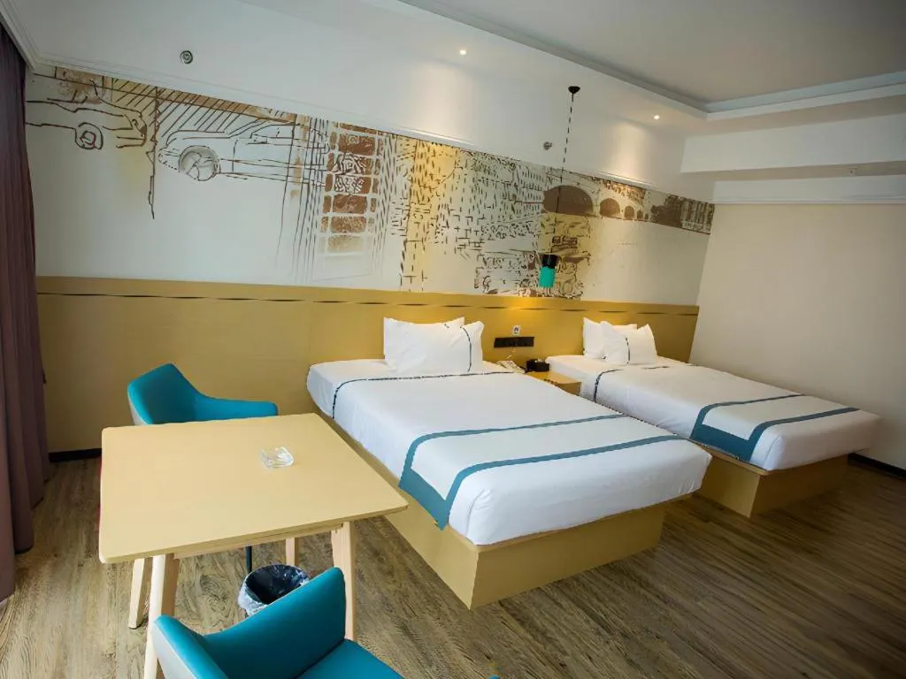 Bed in City Comfort Inn Huizhou Longmen