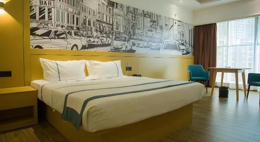 Bed in City Comfort Inn Huizhou Longmen