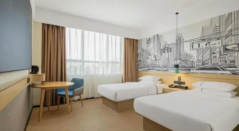 Bed in City Comfort Inn Huizhou Longmen Bed in City Comfort Inn Huizhou Longmen