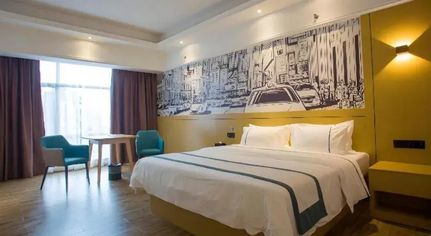 Bed in City Comfort Inn Huizhou Longmen Bed in City Comfort Inn Huizhou Longmen