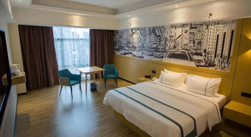 Bed in City Comfort Inn Huizhou Longmen Bed in City Comfort Inn Huizhou Longmen