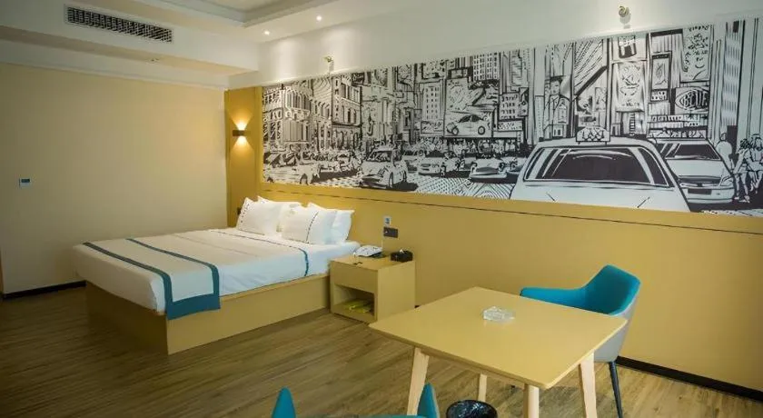 Bed in City Comfort Inn Huizhou Longmen