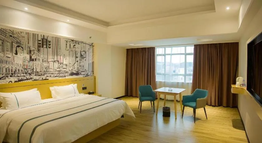 Bed in City Comfort Inn Huizhou Longmen