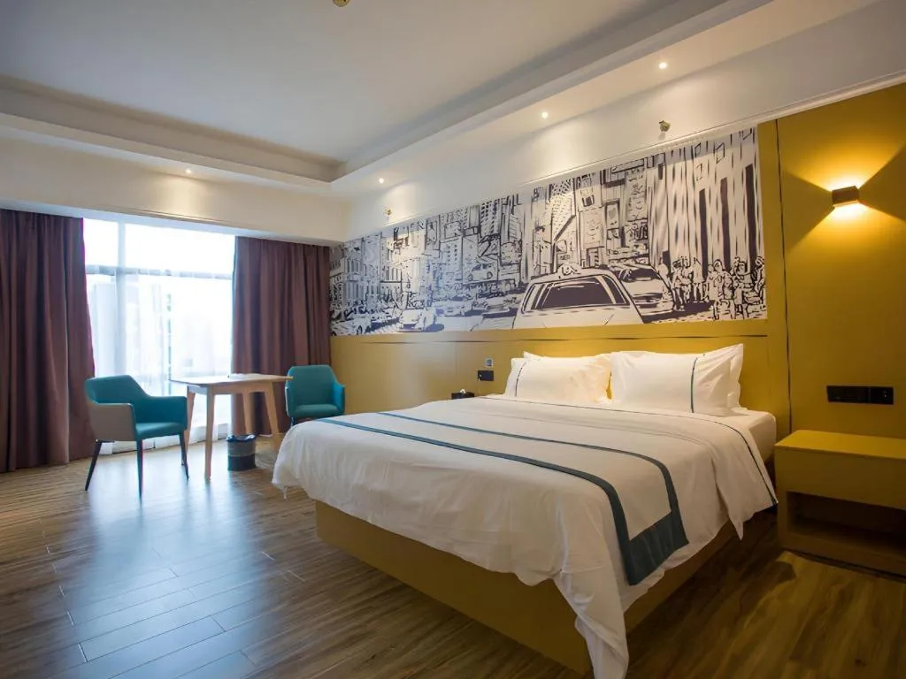 Bed in City Comfort Inn Huizhou Longmen