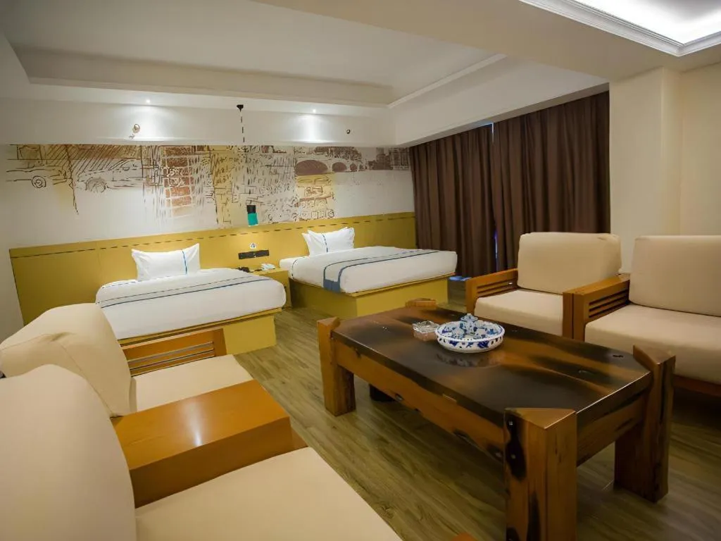 Bed in City Comfort Inn Huizhou Longmen