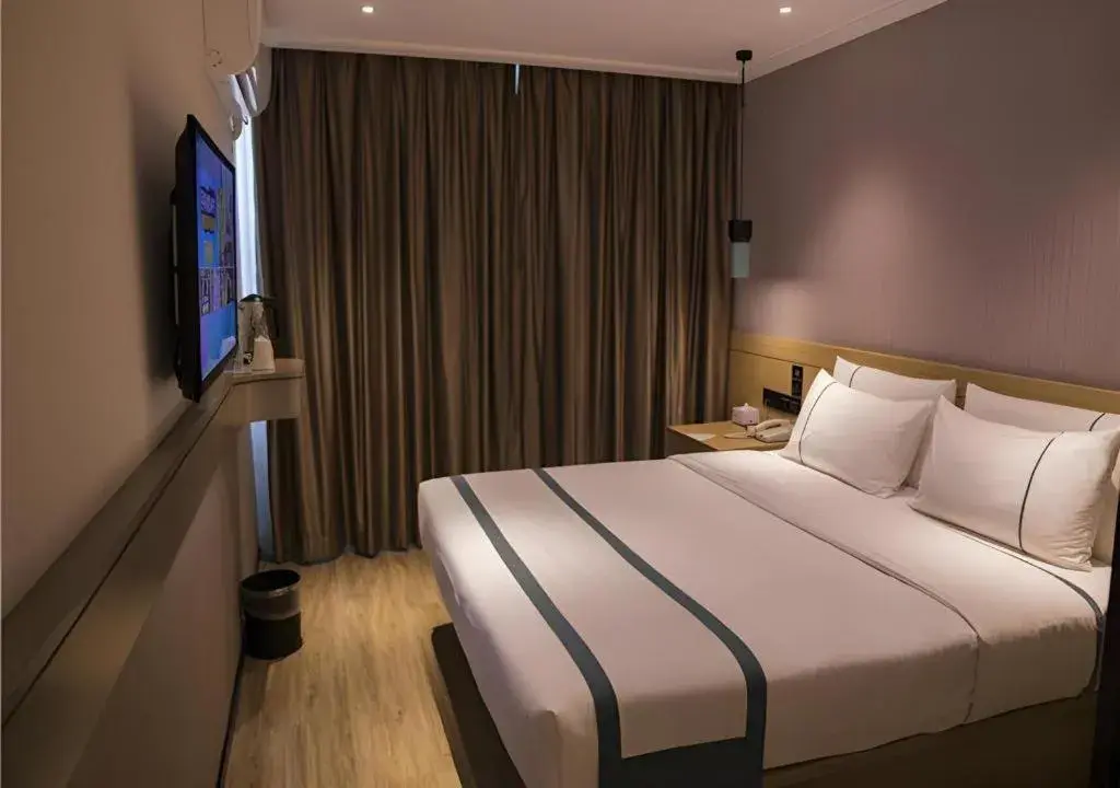 Bed in City Comfort Inn Hainan Tunchang Changsheng Road Bed in City Comfort Inn Hainan Tunchang Changsheng Road