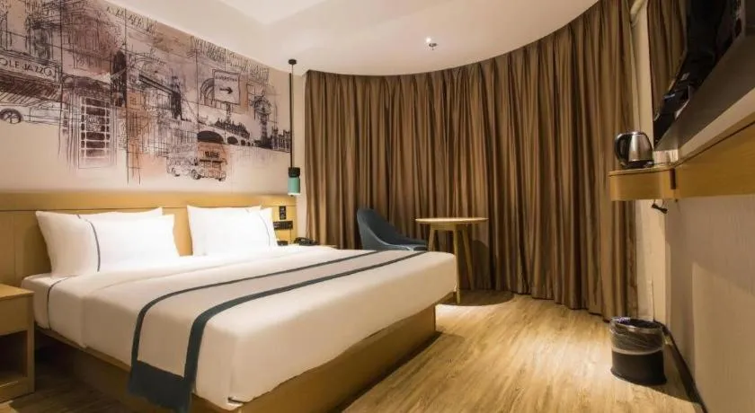 Bed in City Comfort Inn Nanning Taoyuan Road