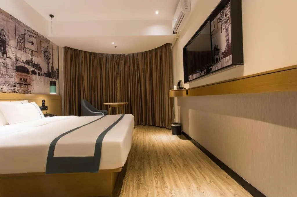 Bed in City Comfort Inn Nanning Taoyuan Road