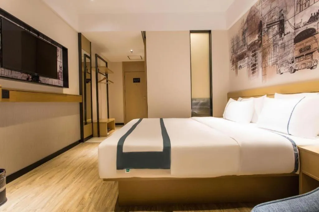 Bed in City Comfort Inn Nanning Taoyuan Road