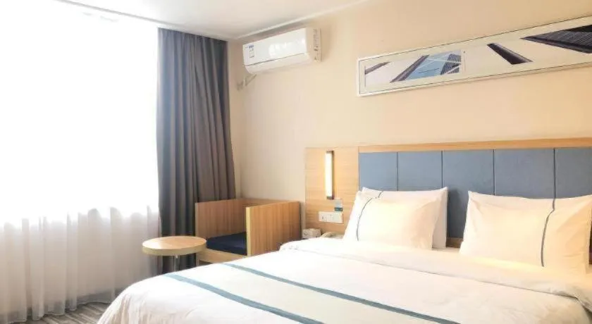 Bed in City Comfort Inn Chengdu Hongpailou Wuhou Avenue Metro Station