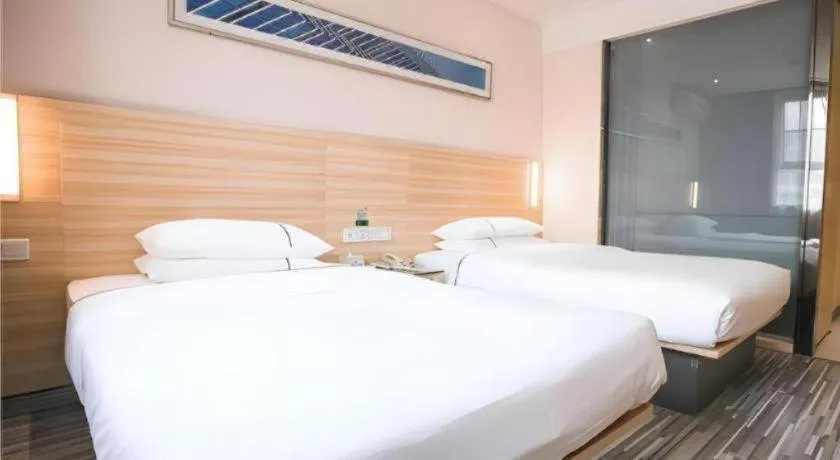 Bed in City Comfort Inn Changsha Wuyi Avenue Yingbin Road