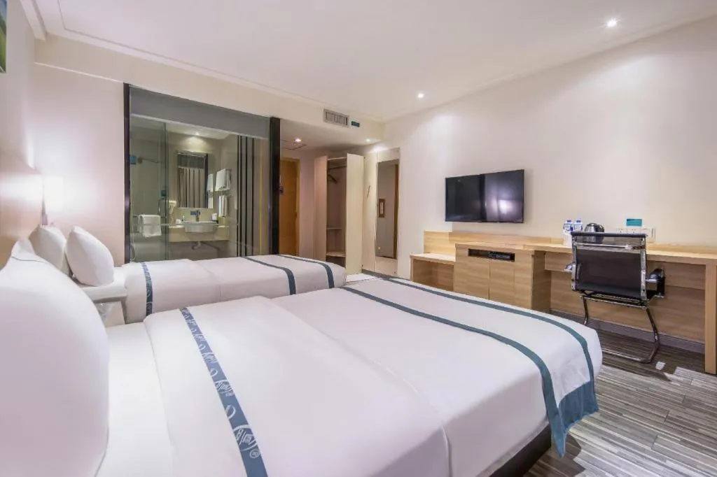 Bed in City Comfort Inn Changsha Wuyi Avenue Yingbin Road