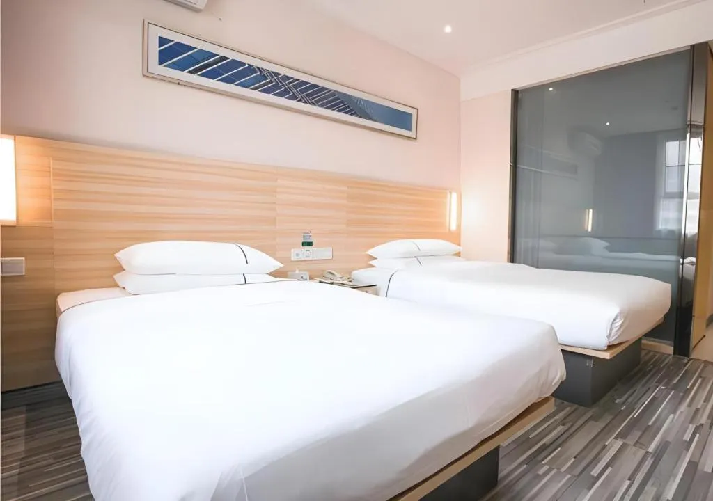 Bed in City Comfort Inn Changsha Wuyi Avenue Yingbin Road