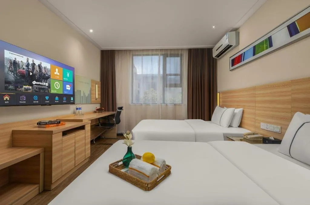Bed in City Comfort Inn Changsha Wuyi Avenue Yingbin Road