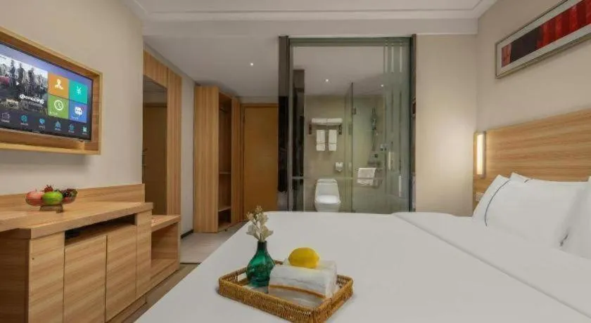 Bed in City Comfort Inn Changsha Wuyi Avenue Yingbin Road