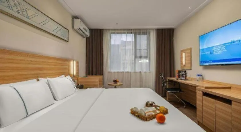 Bed in City Comfort Inn Changsha Wuyi Avenue Yingbin Road