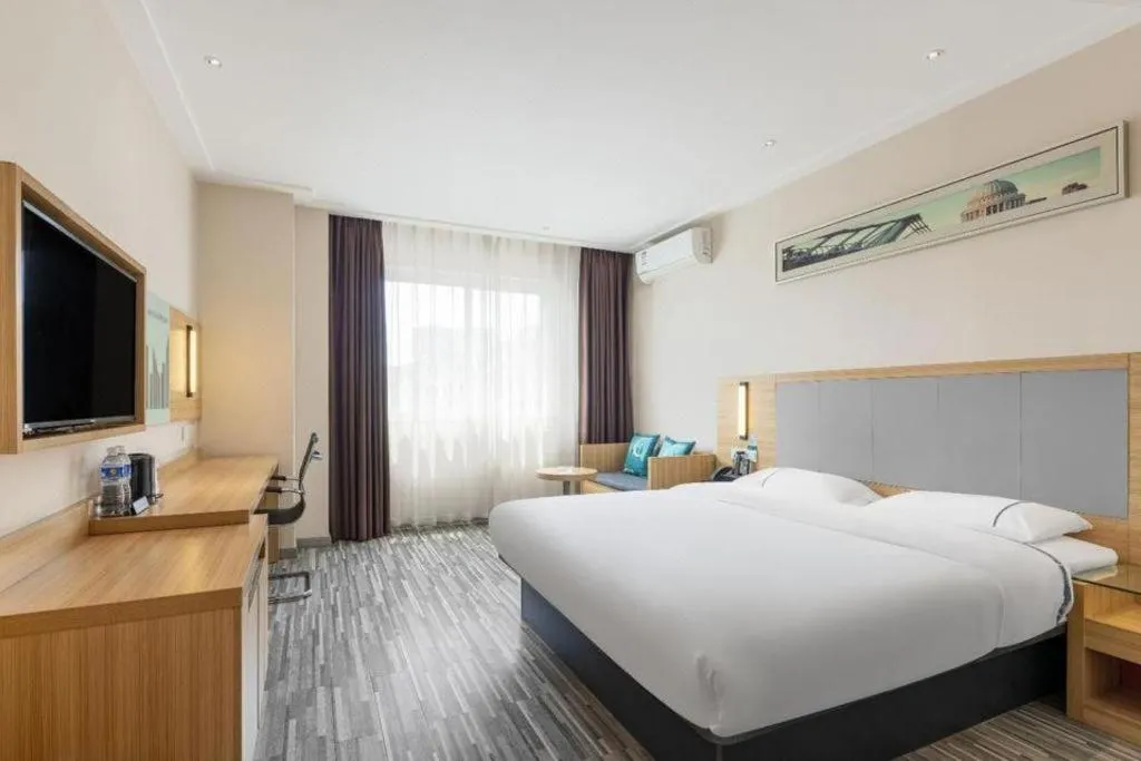 Bed in City Comfort Inn Changsha Wuyi Avenue Yingbin Road