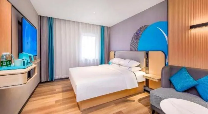 Bed in City Comfort Inn Guilin Jiatianxia Square International Conferences & Exhibition Center