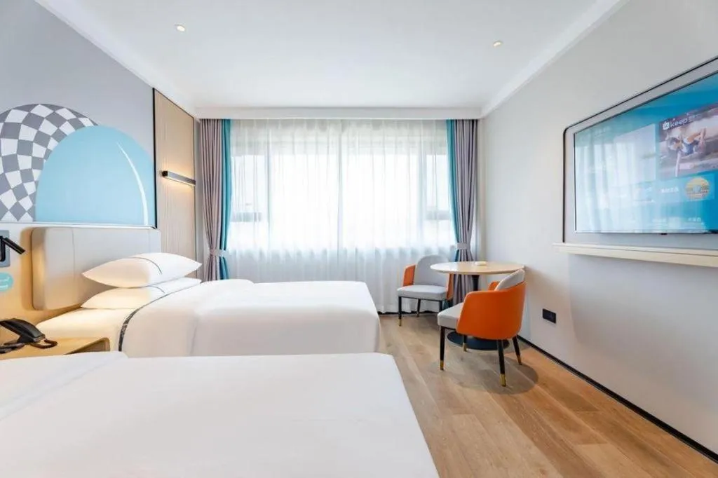 Bed in City Comfort Inn Guilin Jiatianxia Square International Conferences & Exhibition Center