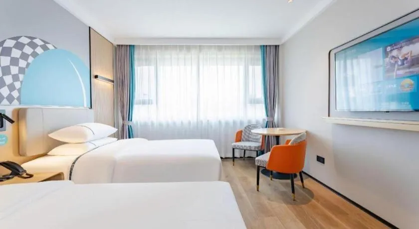 Bed in City Comfort Inn Guilin Jiatianxia Square International Conferences & Exhibition Center