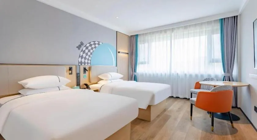 Bed in City Comfort Inn Guilin Jiatianxia Square International Conferences & Exhibition Center