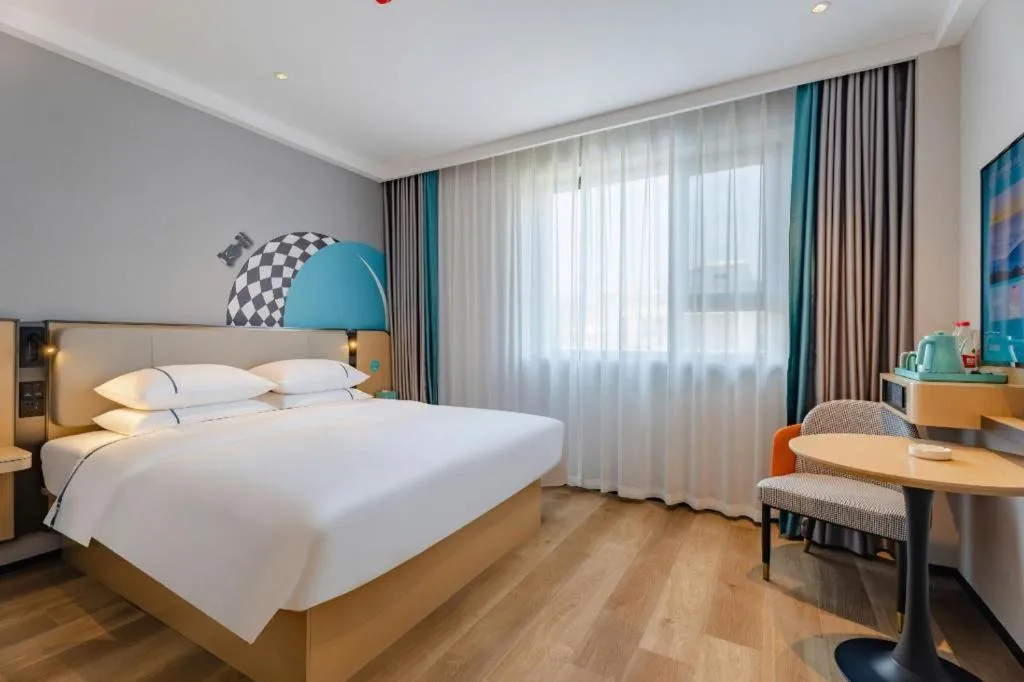 Bed in City Comfort Inn Guilin Jiatianxia Square International Conferences & Exhibition Center