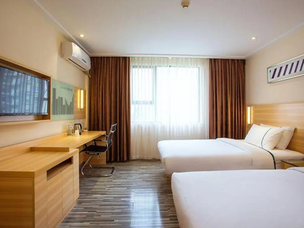 Bed in City Comfort Inn Guilin Jiatianxia Square International Conferences & Exhibition Center