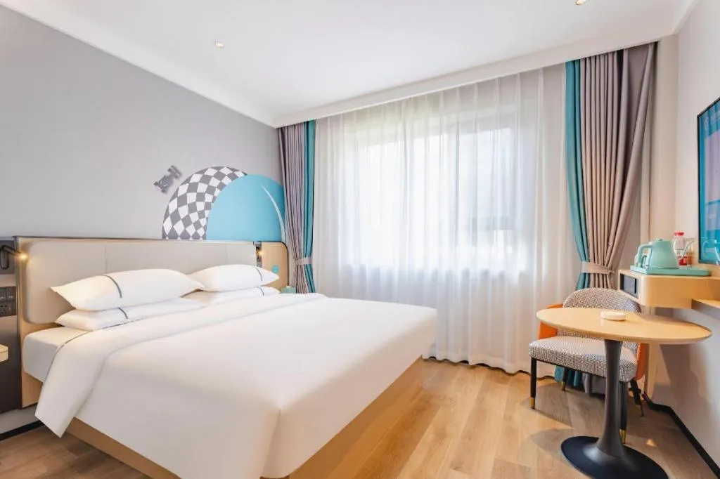 Bed in City Comfort Inn Guilin Jiatianxia Square International Conferences & Exhibition Center