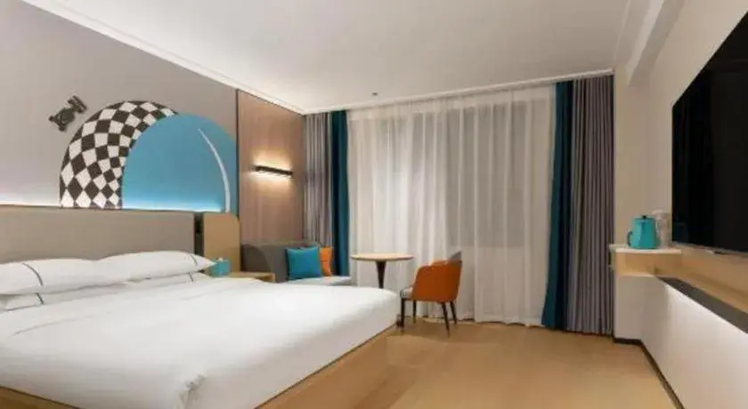 Bed in City Comfort Inn Hechi Bama Shouxiang Avenue Bed in City Comfort Inn Hechi Bama Shouxiang Avenue