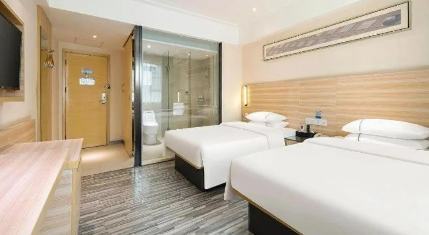 Bed in City Comfort Inn Chongzuo Youyi Avenue