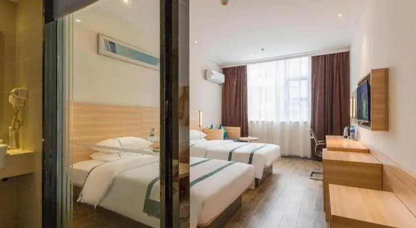 Bed in City Comfort Inn Wuhan Zoo Guobo Maying Road Metro Station Bed in City Comfort Inn Wuhan Zoo Guobo Maying Road Metro Station