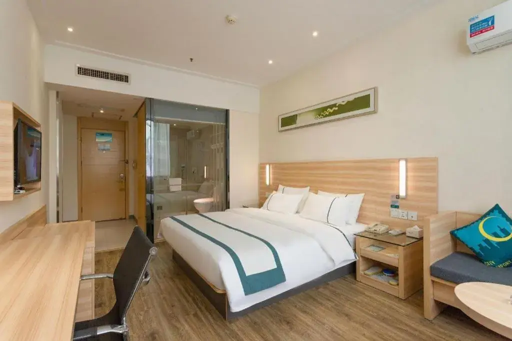Bed in City Comfort Inn Wuhan Zoo Guobo Maying Road Metro Station Bed in City Comfort Inn Wuhan Zoo Guobo Maying Road Metro Station