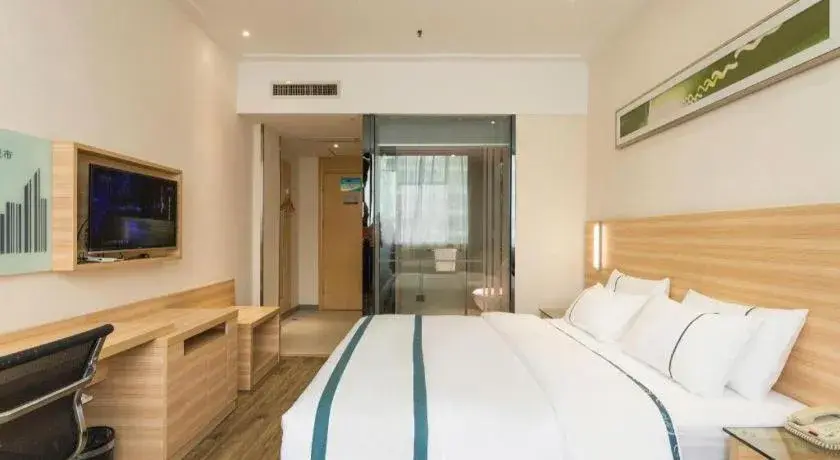 Bed in City Comfort Inn Wuhan Zoo Guobo Maying Road Metro Station Bed in City Comfort Inn Wuhan Zoo Guobo Maying Road Metro Station