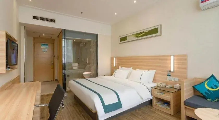 Bed in City Comfort Inn Wuhan Zoo Guobo Maying Road Metro Station Bed in City Comfort Inn Wuhan Zoo Guobo Maying Road Metro Station