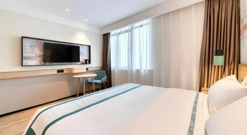 Bed in City Comfort Inn Shanwei Luhe Bed in City Comfort Inn Shanwei Luhe