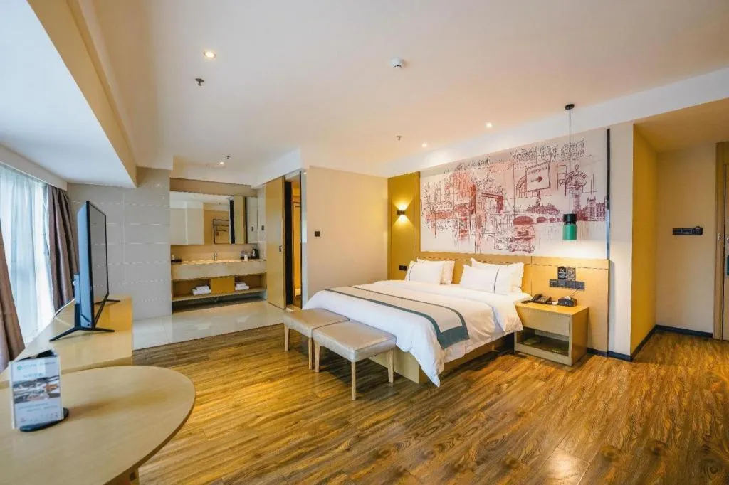 Bed in City Comfort Inn Nanchang Jiangxi Normal University