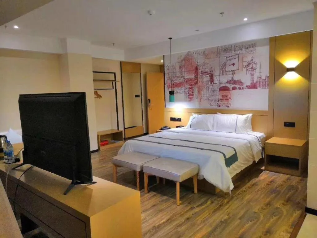 Bed in City Comfort Inn Nanchang Jiangxi Normal University