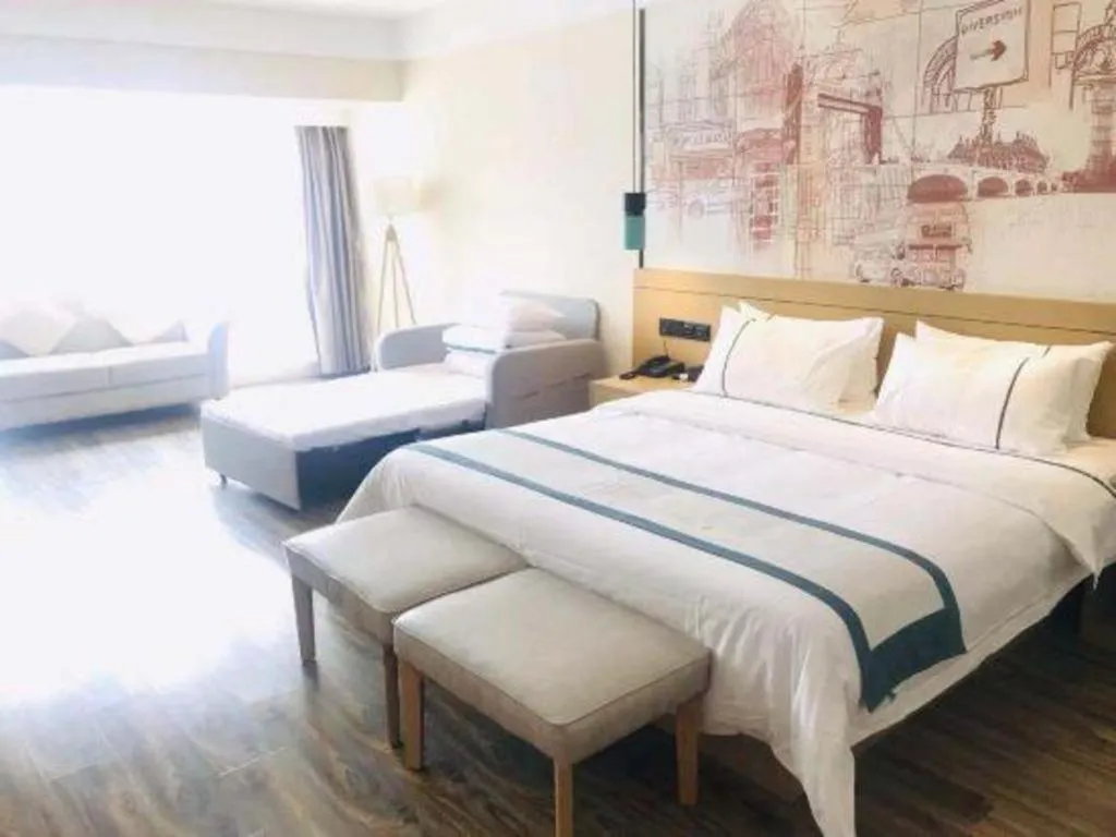 Bed in City Comfort Inn Nanchang Jiangxi Normal University