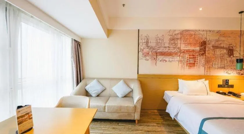 Bed in City Comfort Inn Nanchang Jiangxi Normal University