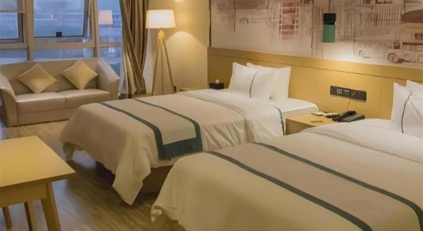 Bed in City Comfort Inn Nanchang Jiangxi Normal University