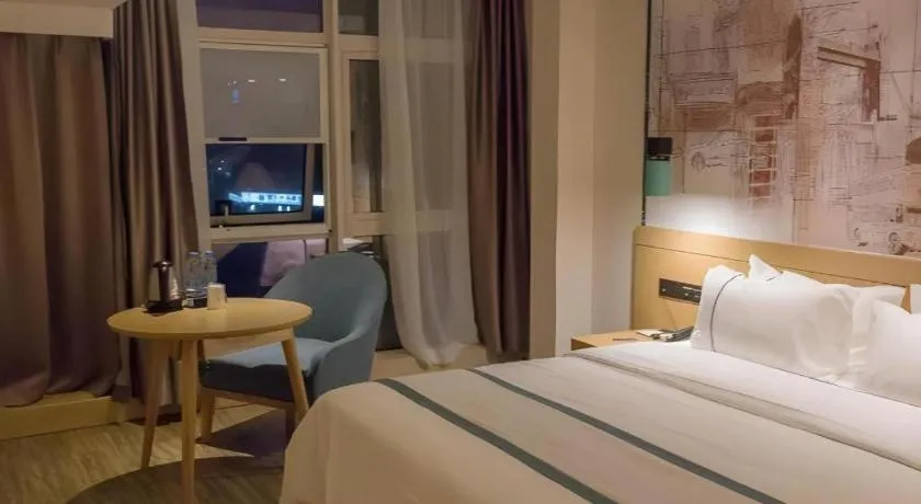 Bed in City Comfort Inn Nanchang Jiangxi Normal University