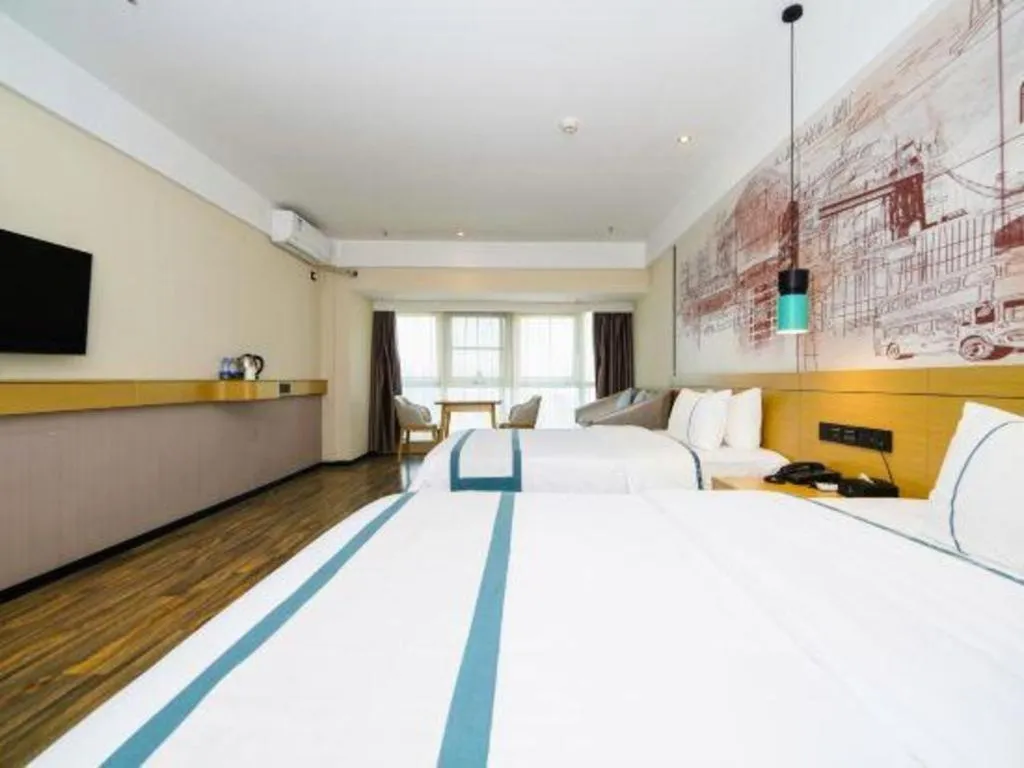 Bed in City Comfort Inn Nanchang Jiangxi Normal University