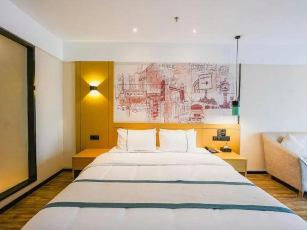 Bed in City Comfort Inn Nanchang Jiangxi Normal University